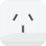 New Zealand Type I power plug icon