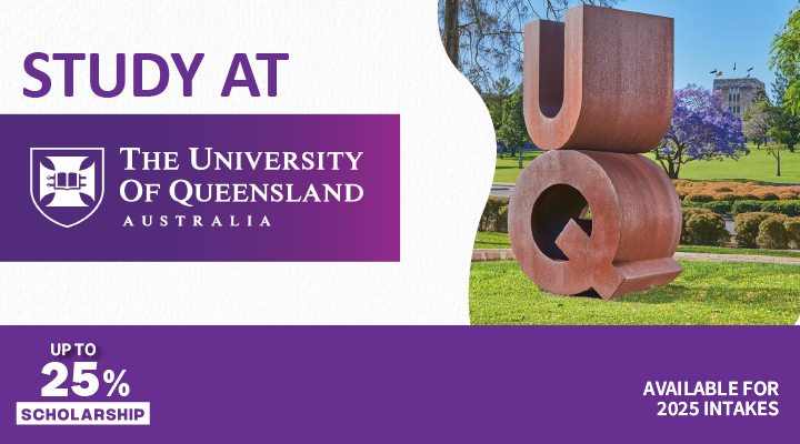 University of Queensland scholarship blog cover for 2025 intakes